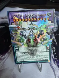 Yugioh OVERFRAME Odd-Eyes Arcray Dragon 1st Edition Ultra Rare RA05-EN145 - Image 2