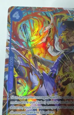 One Piece TCG Sabo OP10-049 TR French Treasure Rare NM - Image 2