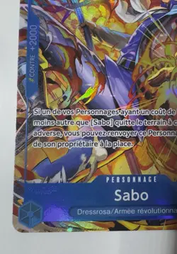 One Piece TCG Sabo OP10-049 TR French Treasure Rare NM - Image 3