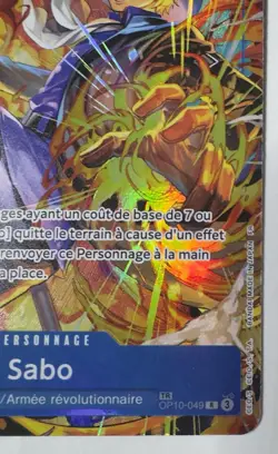 One Piece TCG Sabo OP10-049 TR French Treasure Rare NM - Image 5