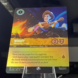 Woody - Waiting for a Friend - Epic 205/204 - Wilds Unknown Disney Lorcana - Image 4