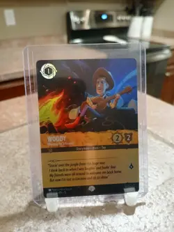 Disney Lorcana Woody Waiting for a Friend (Epic) 205/204 Epic Holo - Image 1