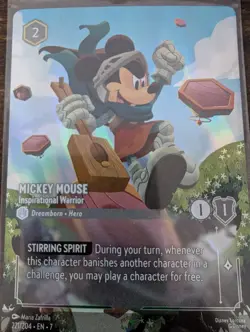 Mickey Mouse - Inspirational Warrior (Enchanted) #221 Lorcana - Image 1