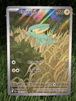 Electrike 196/182 Illustration Rare Pokemon TCG Sv10: Destined Rivals Holo Card - Image 1