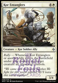 Kor Entanglers 2x FOIL BFZ MTG Battle for Zendikar Uncommon MINT white - Image 1