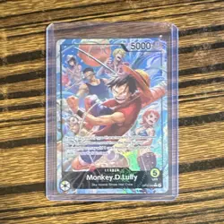 Bandai One Piece Card Game Monkey D. Luffy Leader OP15-098 Full Art Foil 5000 EN - Image 1