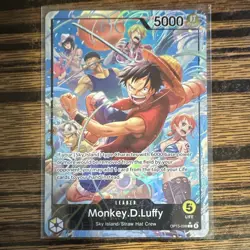 Bandai One Piece Card Game Monkey D. Luffy Leader OP15-098 Full Art Foil 5000 EN - Image 2