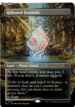 Hallowed Fountain (Borderless) Lorwyn Eclipsed [ECL - 347] EN NM - Image 1