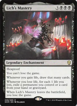 Lich's Mastery R Dominaria 98 NM - Image 1