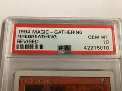 MTG Revised FIREBREATHING PSA 10 (5010) Graded Power - Image 3
