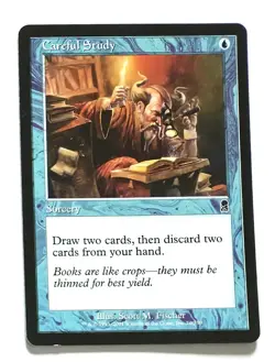 Magic the Gathering * MTG * 1 x Careful Study * Odyssey * LP - Image 1