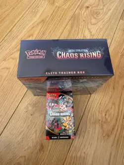 Pokemon TCG Chaos Rising Elite Trainer Box ETB + Booster Bundle - Image 2