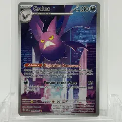 Pokemon TCG Chaos Rising Crobat #093/086 Illustration Rare NM- - Image 1