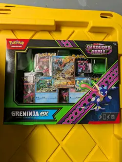 Pokemon TCG Scarlet & Violet—Shrouded Fable Greninja ex Collection Box English - Image 1