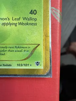 Pokemon TCG Virizion Plasma Blast 103/101 Regular Secret Rare - Image 2