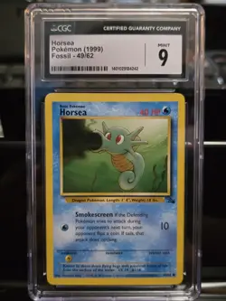 Pokemon Horsea 49/62 Fossil Unlimited - Image 1
