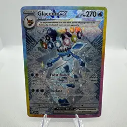 Pokemon Glaceon ex Sv: Prismatic Evolutions 150/131 Special Illustration Rare - Image 1