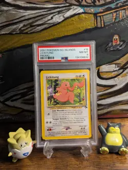 2001 POKEMON 🏝 SOUTHERN ISLANDS PROMO #16 LICKITUNG 👅 PSA 8 NM-MT ✨ - Image 1