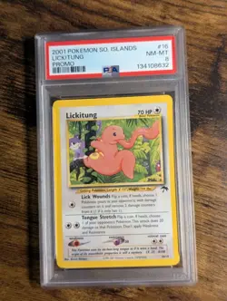 2001 POKEMON 🏝 SOUTHERN ISLANDS PROMO #16 LICKITUNG 👅 PSA 8 NM-MT ✨ - Image 2