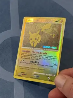 Pokemon TCG Pikachu Diamond & Pearl Stamped Reverse Holo Rare BK Promo 94/123 - Image 5