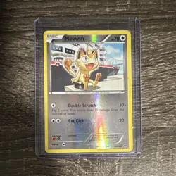 Pokemon Meowth 80/99 Next Destinies Reverse Holo Common English 2012 70 HP - Image 1