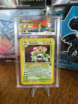 Venusaur Holo 2000 Black Star Promo Pokemon TCG #13 Ace Grade 8 NM-MT - Image 2