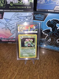 Venusaur Holo 2000 Black Star Promo Pokemon TCG #13 Ace Grade 8 NM-MT - Image 4