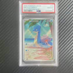 Pokemon TCG Sv10 Destined Rivals Misty's Lapras 194/182 IR Holo PSA 10 - Image 1