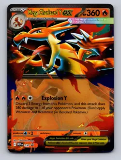 MEGA CHARIZARD Y EX 030 HOLO P ME: MEGA EVOLUTION PROMO POKEMON NM - Image 1