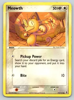 MEOWTH 77/113 C DELTA SPECIES POKEMON LP FUCHINO - Image 1