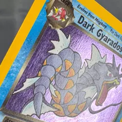 LP- Dark Gyarados (Prerelease) 08/82 Holo WoTC Promo Pokemon Kagemaru Himeno - Image 4