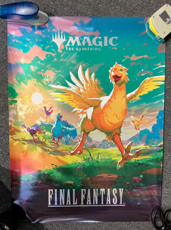 NEW FOIL Final Fantasy Magic The Gathering Chocobo 18 x 24 PROMO Poster MtG FIN - Image 2