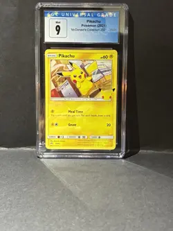 Pokemon Pikachu McDonald's Collection 2021 Promo Holo CGC 9 #25/25 English - Image 1