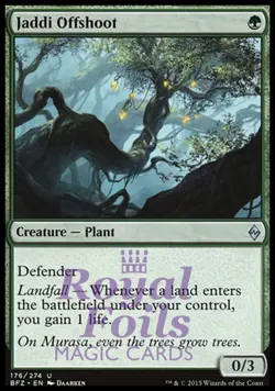 Jaddi Offshoot 2x FOIL BFZ MTG Battle for Zendikar Uncommon MINT green - Image 1