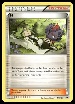N 105/124 Uncommon Fates Collide Pokemon NM - Image 1