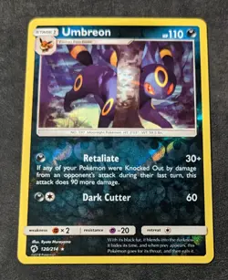 Pokemon TCG Umbreon 120/214 Reverse Holo Rare Lost Thunder English 2018 - Image 4