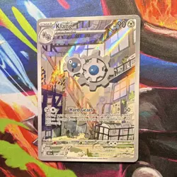 Pokemon TCG Klang 140/086 Sv: Black Bolt Illustration Rare Holo 90 HP Hard Gears - Image 1