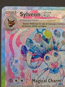 Pokemon TCG Indonesia Sylveon EX SAR SV8a 212/187 NM 1 - Image 3