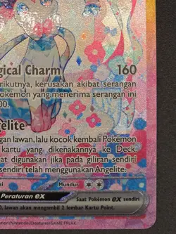 Pokemon TCG Indonesia Sylveon EX SAR SV8a 212/187 NM 1 - Image 5