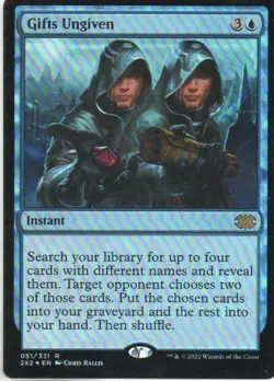 MTG: Double Masters 2022: Foil Gifts Ungiven: Lightly Played Condition - Image 1