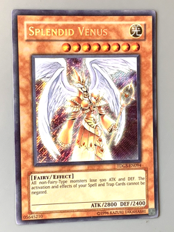 yugioh Splendid Venus TDGS-EN094 Unlimited Edition Secret Rare near mint - Image 1