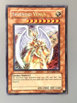 yugioh Splendid Venus TDGS-EN094 Unlimited Edition Secret Rare near mint - Image 2