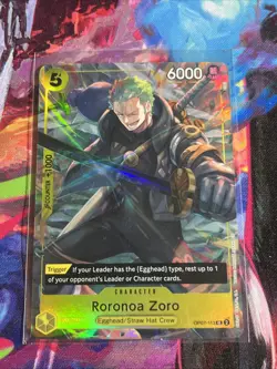 Roronoa Zoro (Illustration Box Vol.3) OP07-113 UC One Piece Promotion Cards NM - Image 1