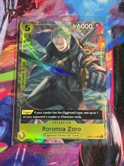 Roronoa Zoro (Illustration Box Vol.3) OP07-113 UC One Piece Promotion Cards NM - Image 2
