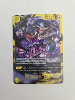 Marshall.D.Teach One Piece OP16 The Time of Battle Secret Rare Foil #119 - Image 1