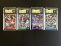 2023 One Piece Tournament Kit VOL.5 WINNER SET CGC PRISTINE 10 LUFFY, KID, ETC. - Image 1