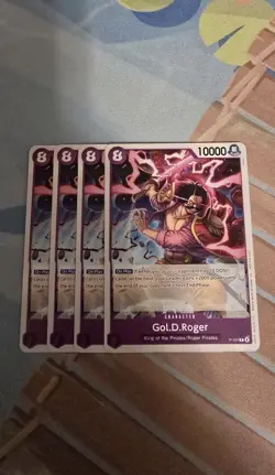 One Piece TCG x4 Gol.D.Roger P-107 - Image 1