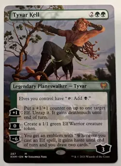 MTG Tyvar Kell Borderless - Kaldheim #287 - Image 1