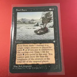 Magic the Gathering MTG Soul Burn (161) Ice Age LP - Image 1