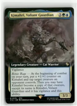 Kimahri, Valiant Guardian Extended Art - Commander FINAL FANTASY MTG NM - Image 1